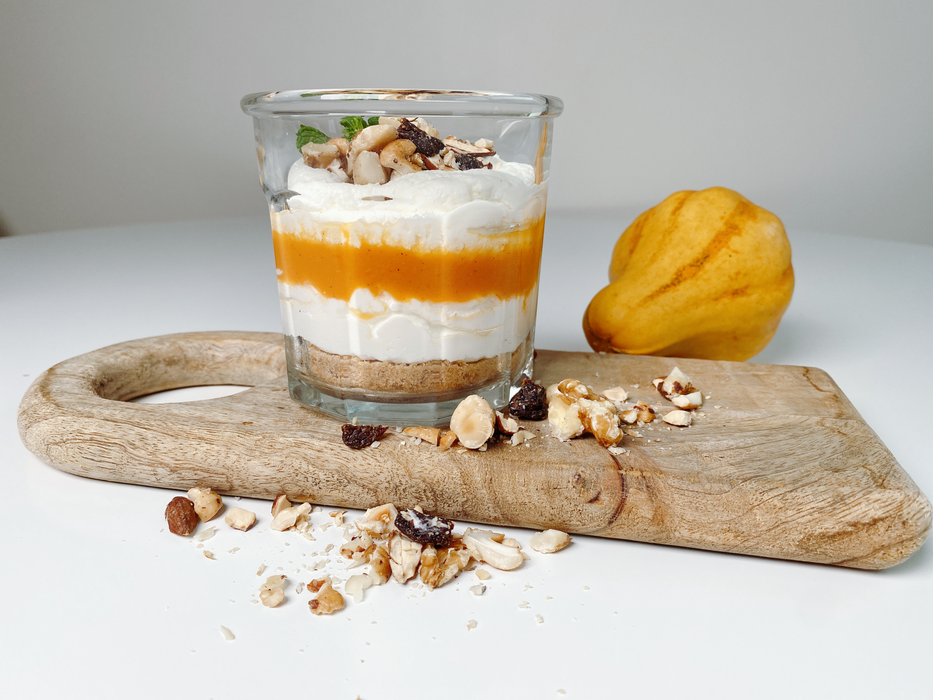 南瓜马斯卡彭杯子甜点