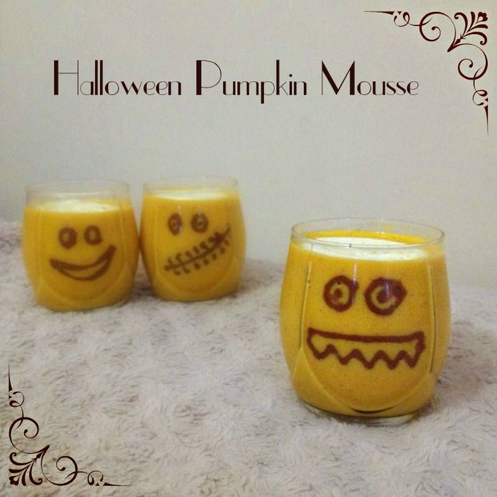 万圣节南瓜慕斯