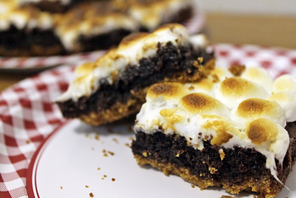 巧克力棉花糖布朗尼!