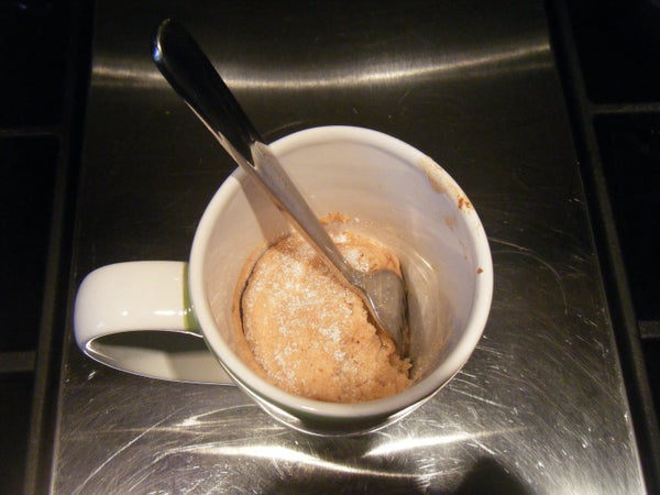 简易微波炉苹果甜甜圈马克杯蛋糕