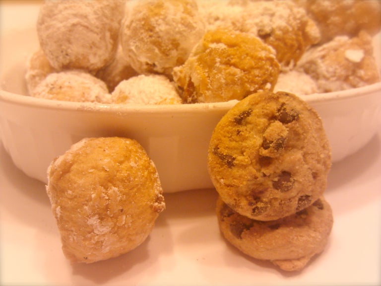 油炸巧克力碎曲奇面团