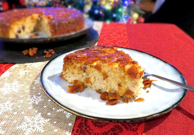 香料小米杏仁蔓越莓大米蛋糕