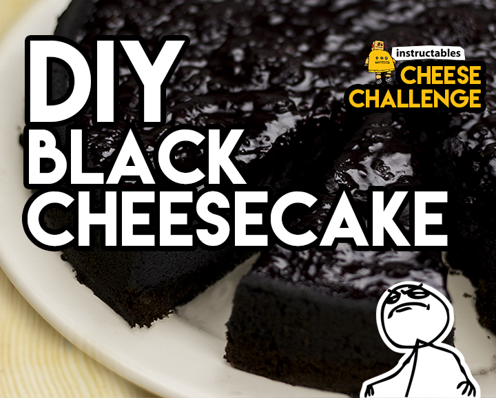 DIY 黑色芝士蛋糕