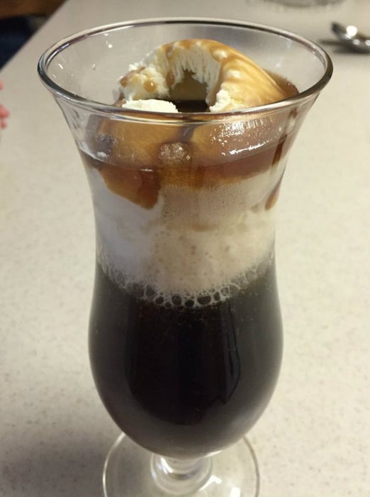 Variation 1: Root Beer Topping on an Ice Cream Float