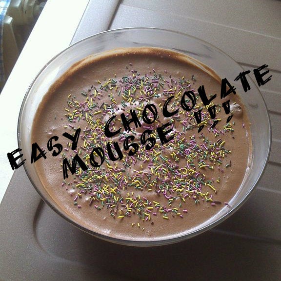 简易巧克力慕斯 !!