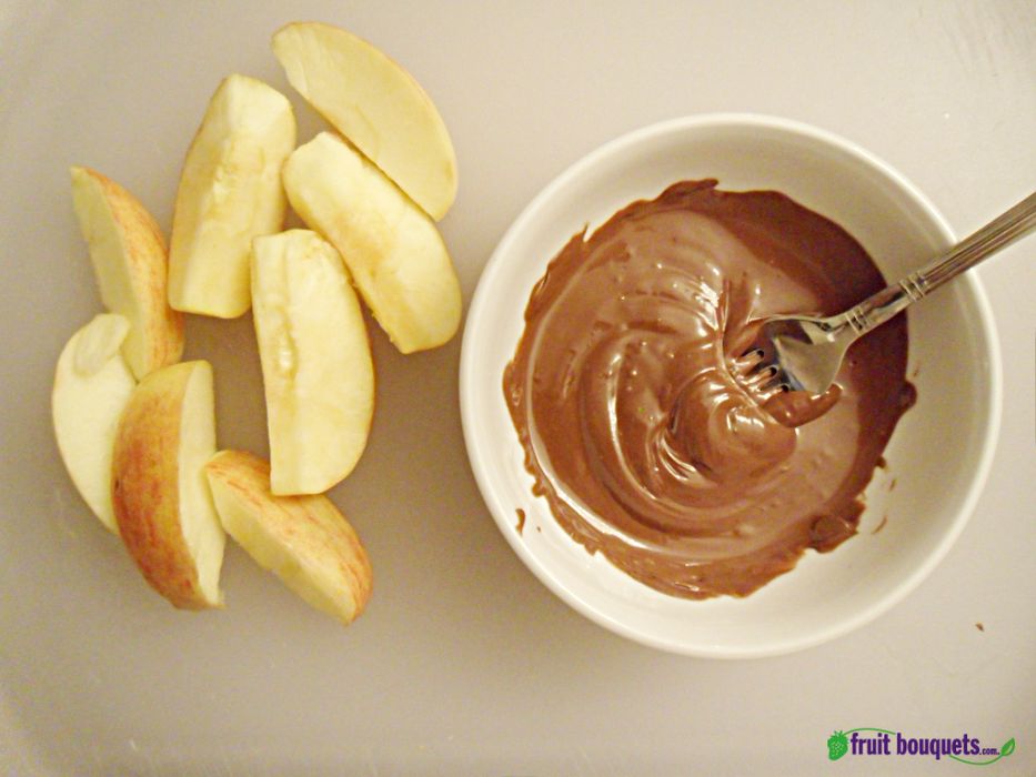 Dip Apples in Chocolate
