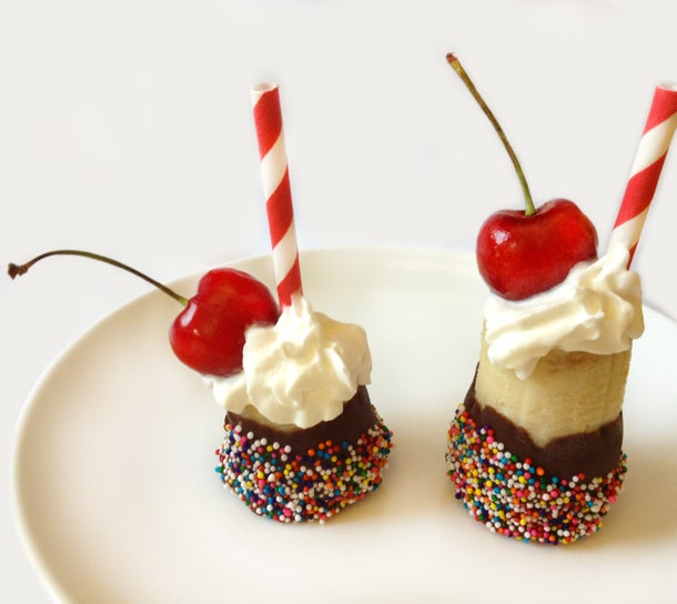 Split Banana Pops