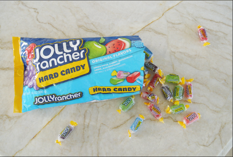 Unwrap and Melt Jolly Ranchers
