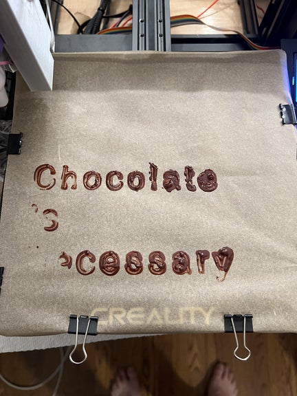 文字打印成功！