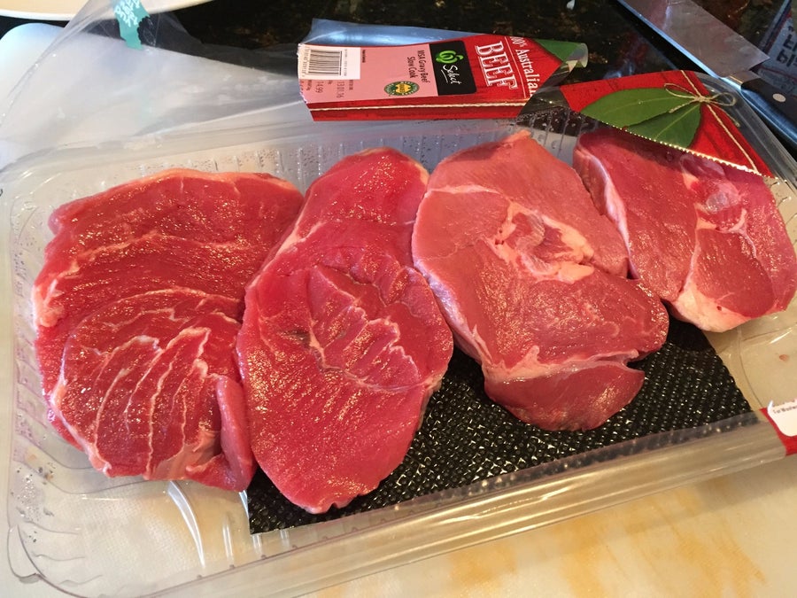 处理蔬菜水果和牛肉