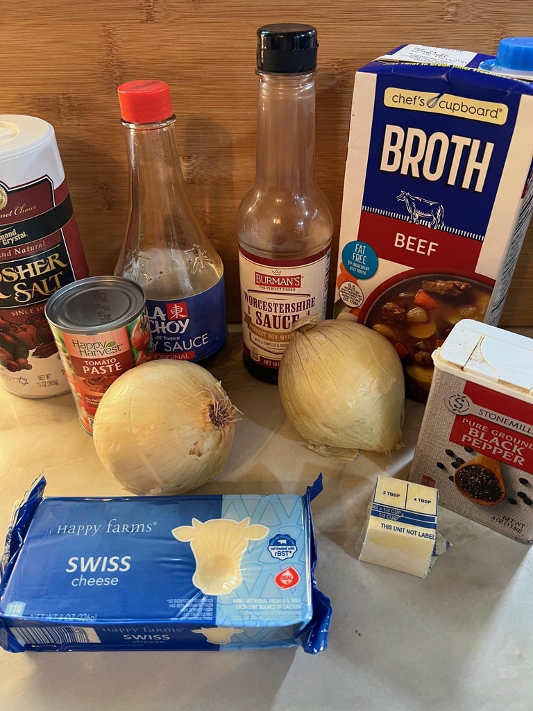 French Onion Soup Ingredients