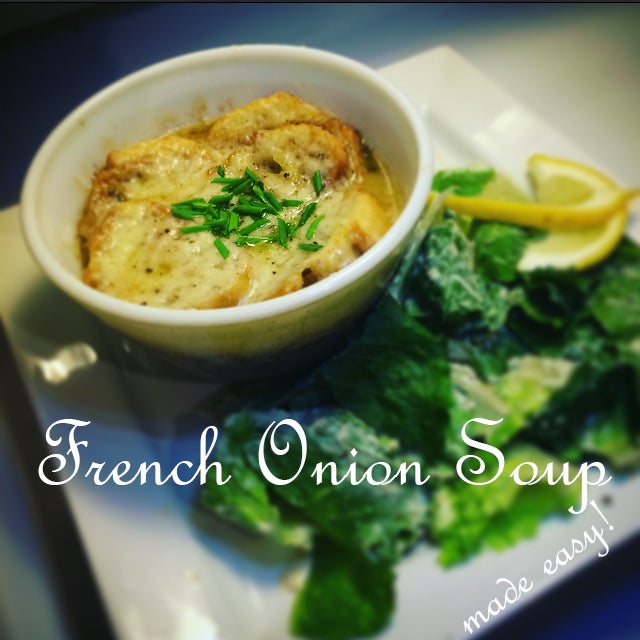 法式洋葱汤 - 单人份法式洋葱汤简易制作指南