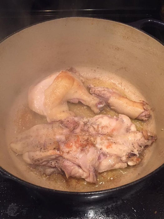 烹煮鸡肉