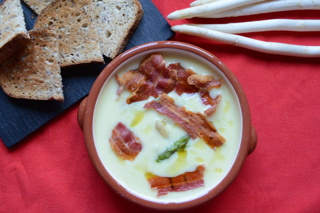 白芦笋奶油浓汤