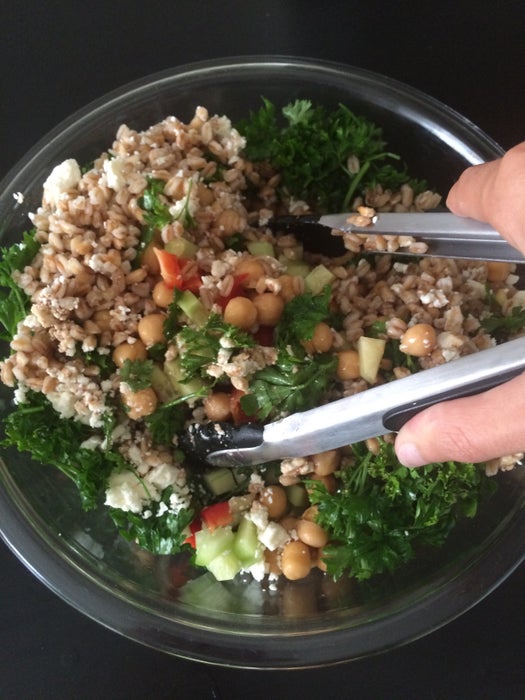 步骤3：充分拌匀