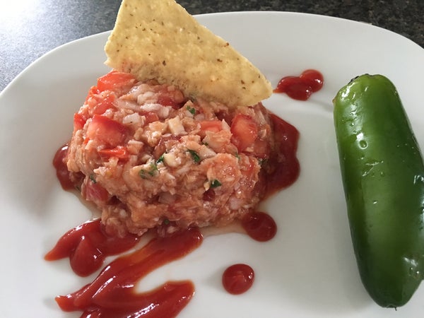 墨西哥鱼沙拉 - 酸橘汁腌鱼