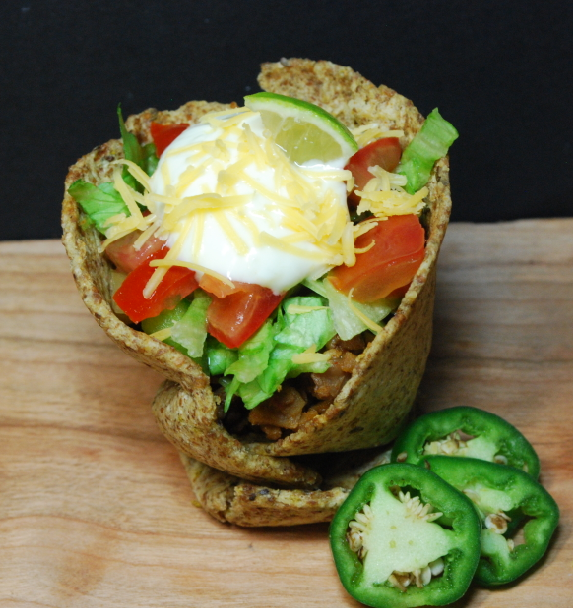 迷你塔可沙拉碗