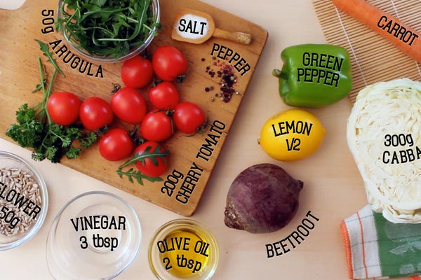 食材（4人份）：