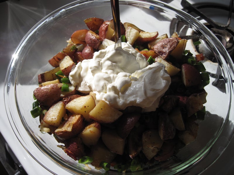 加入酸奶油和芝士！