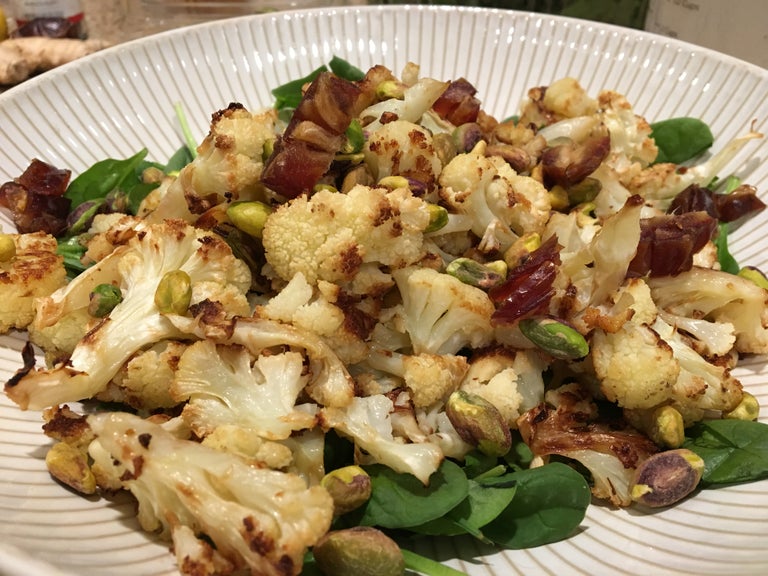 美味纯素花椰菜沙拉