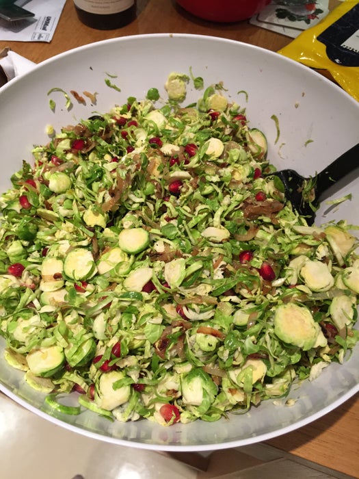 Thanksgiving Brussel Sprout Salad