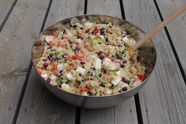 藜麦豆类沙拉