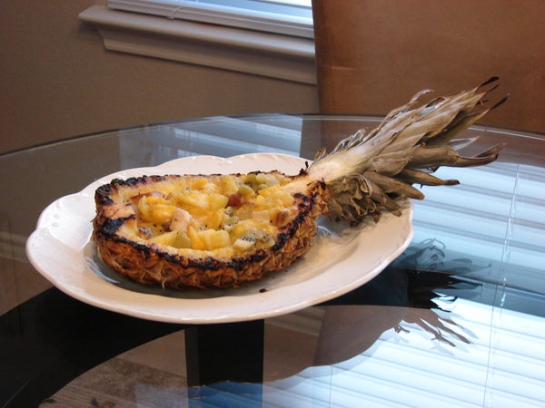 烤菠萝水果沙拉