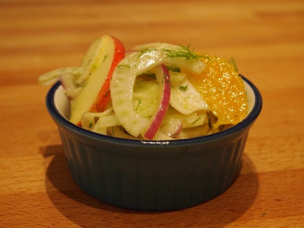 茴香苹果橙子沙拉