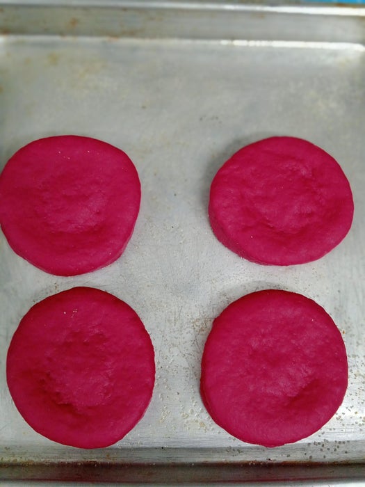 甜菜根披萨：烘烤