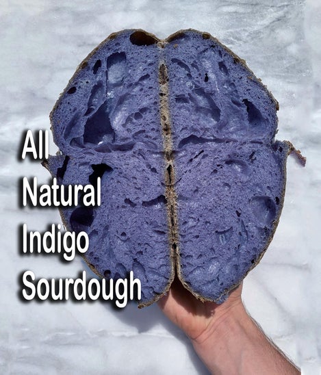 All Natural Indigo Sourdough