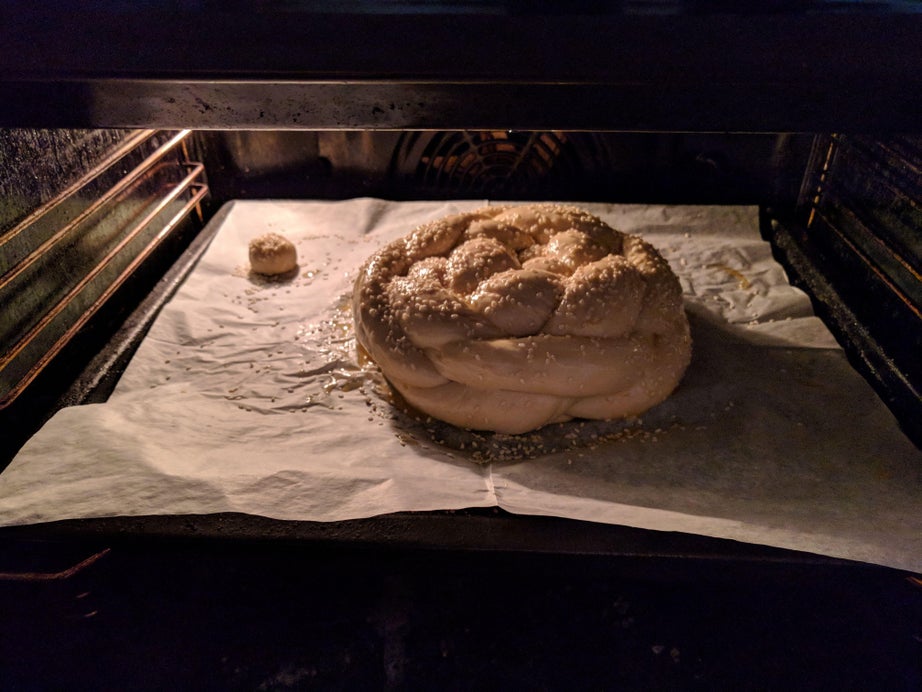 进烤箱烘焙