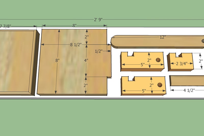 制作顶部和底座