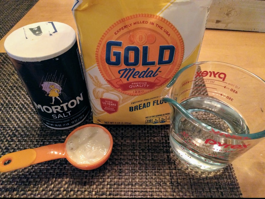 步骤1:混合材料