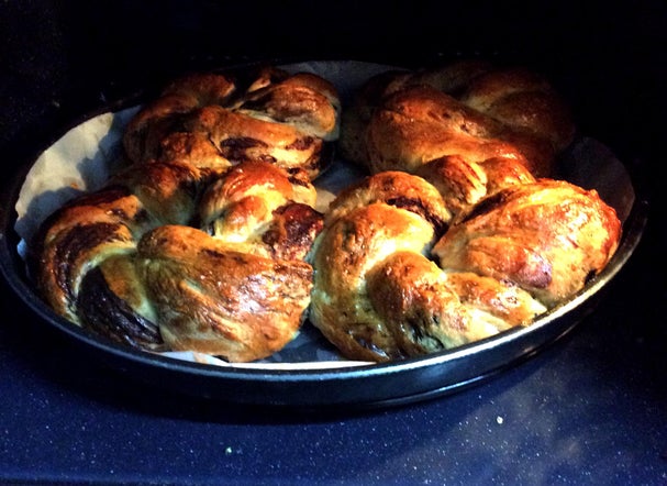 Chocolate Filled Braided Bread