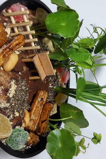 迷你花园冰淇淋蛋糕