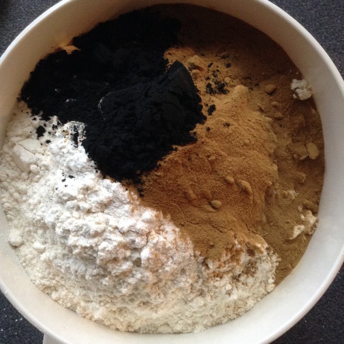 蛋糕体：干性材料