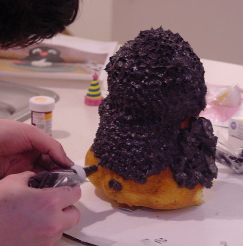 Add Black Frosting
