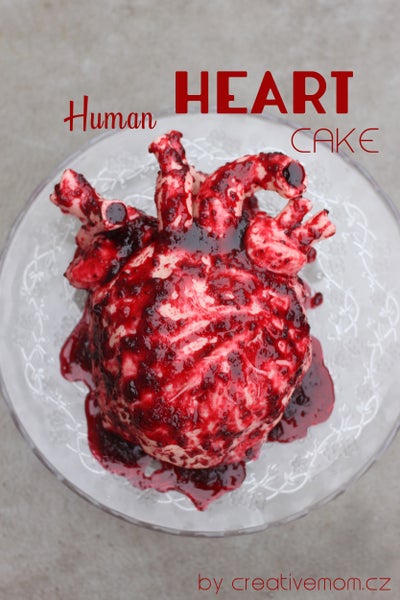 甜蜜情人节 - 仿真人心形蛋糕