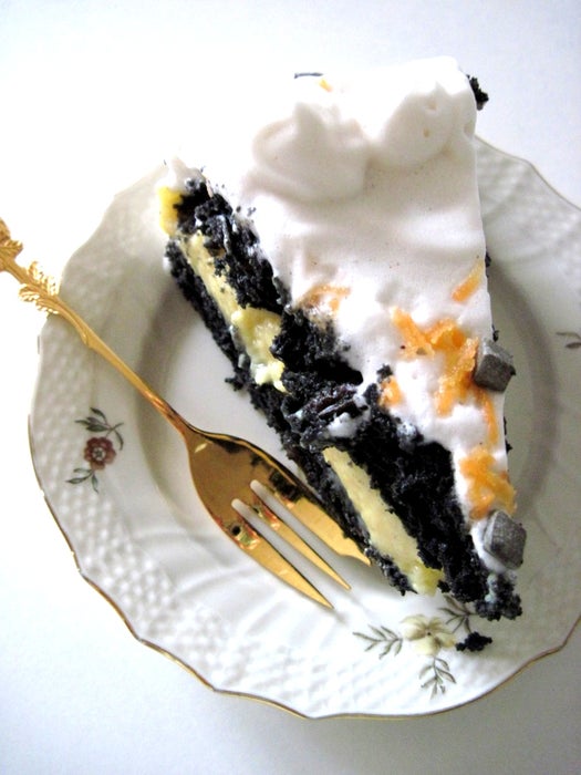 甘草蛋糕配橙子夹心