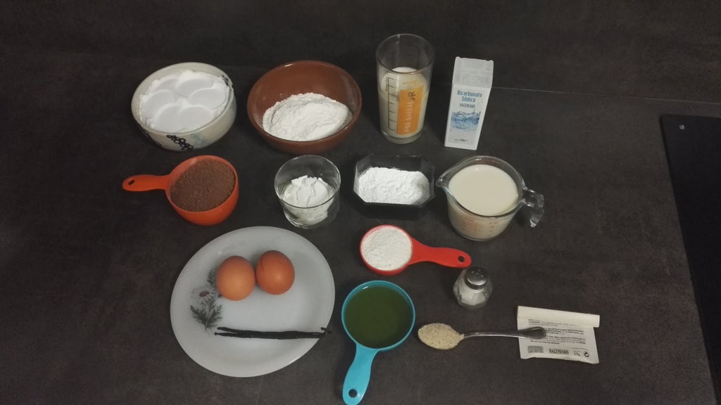 步骤1：制作蛋糕！- 食材准备