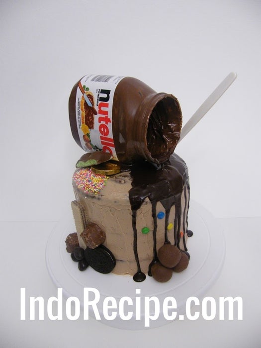 榛果巧克力酱布朗尼蛋糕