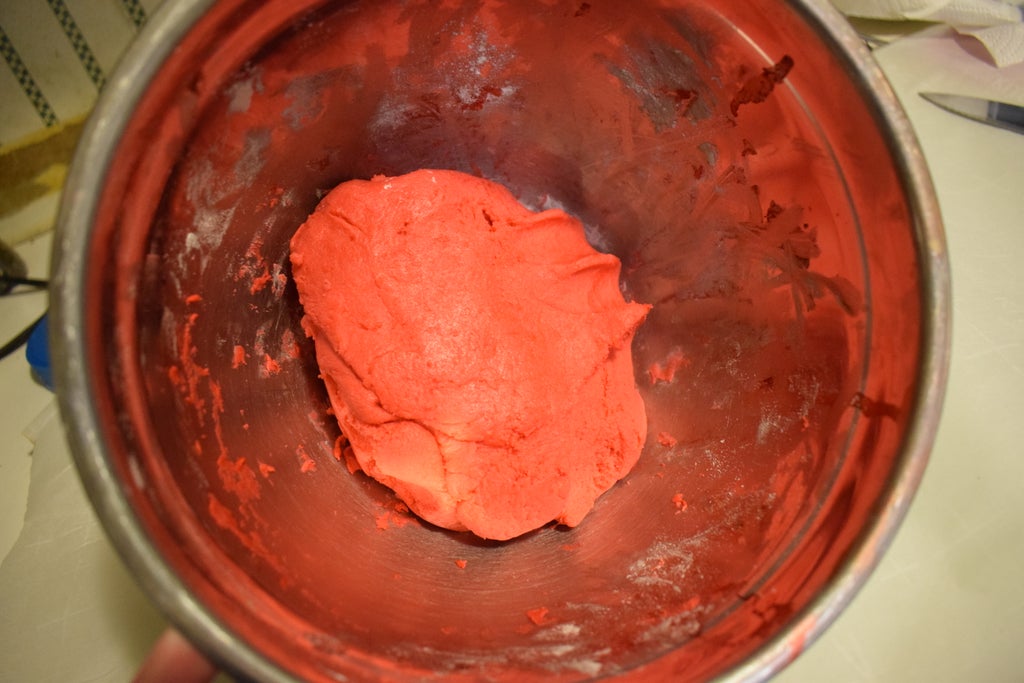 准备：调制面团