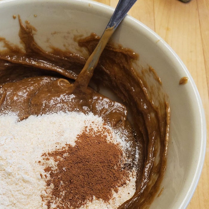 混合除小苏打外的干性材料