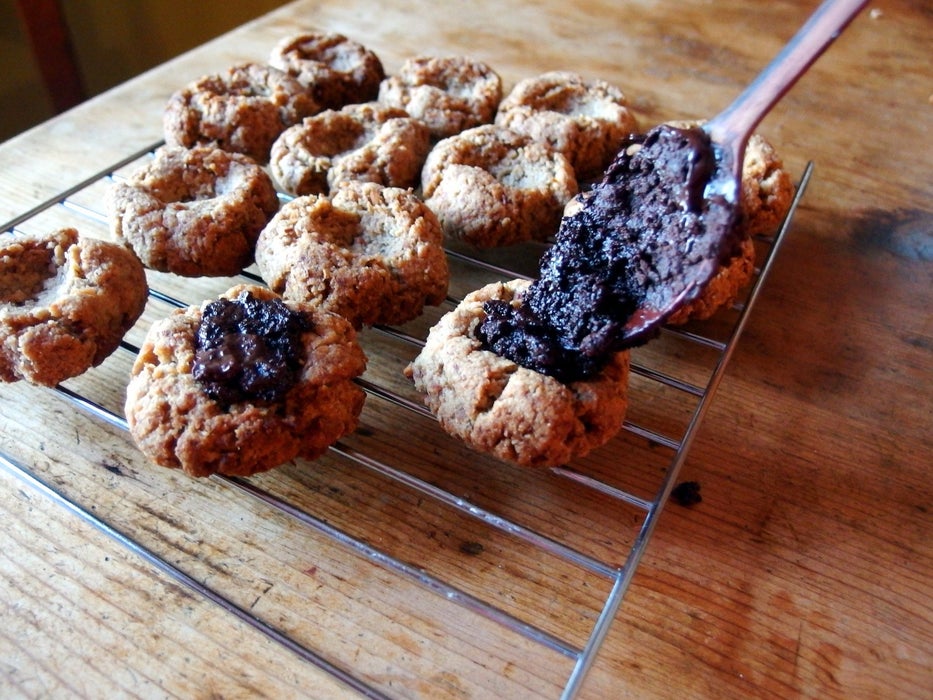 Double Boil the Chocolate and Fill Your Thumbprints