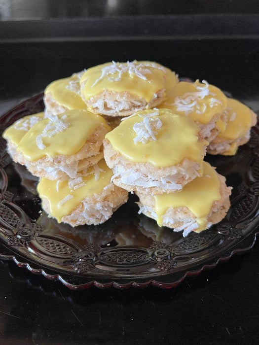 柠檬椰香碎小麦粒夹心饼干