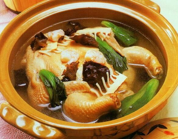 奶汤八宝布袋鸡