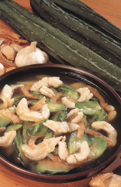 桂鱼虾干泡丝瓜