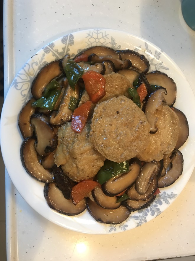 香菇素鸡