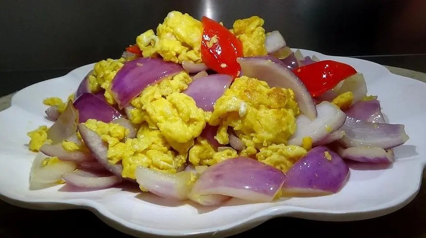 洋葱炒蛋