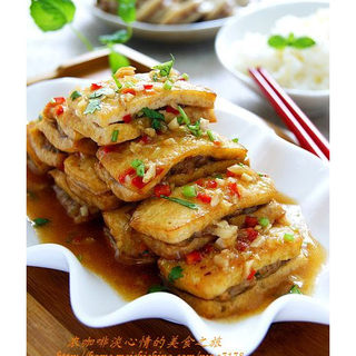 锅煽豆腐